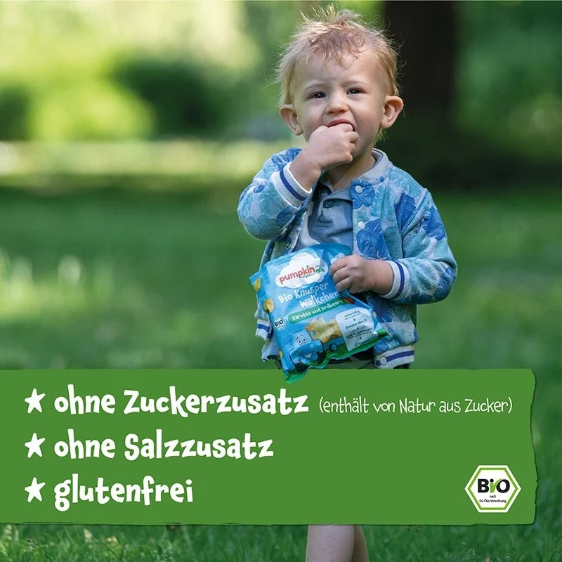 Bio Knusper Wölkchen Karotte und Erdbeere (8er Pack)