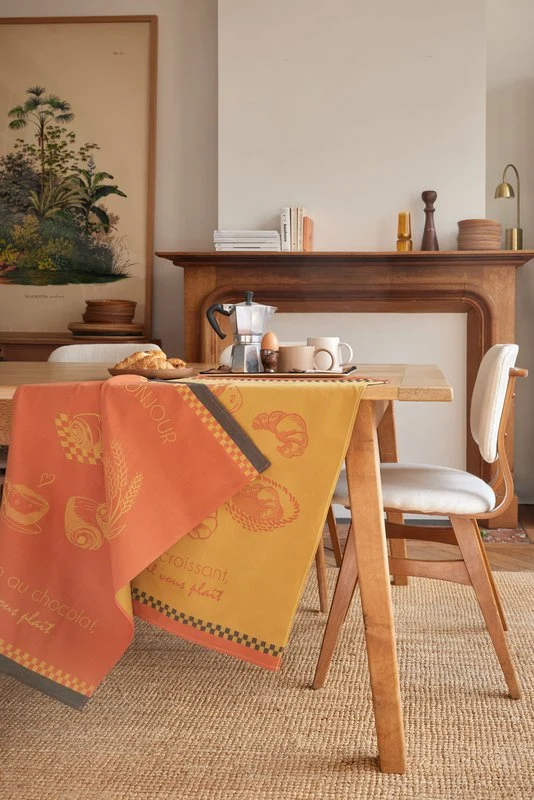Geschirrtuch Jacquard Baumwolle 50x75 cm Le Croissant