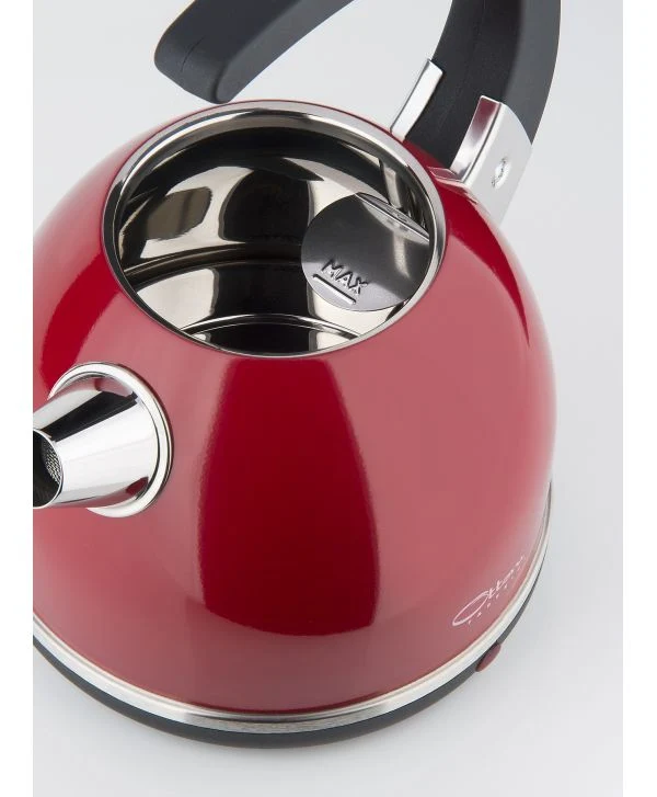 Ottoni Fabbrica Wasserkocher Alice Rosso Fuoco