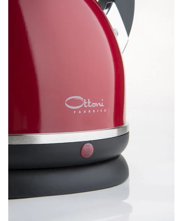 Ottoni Fabbrica Wasserkocher Alice Rosso Fuoco