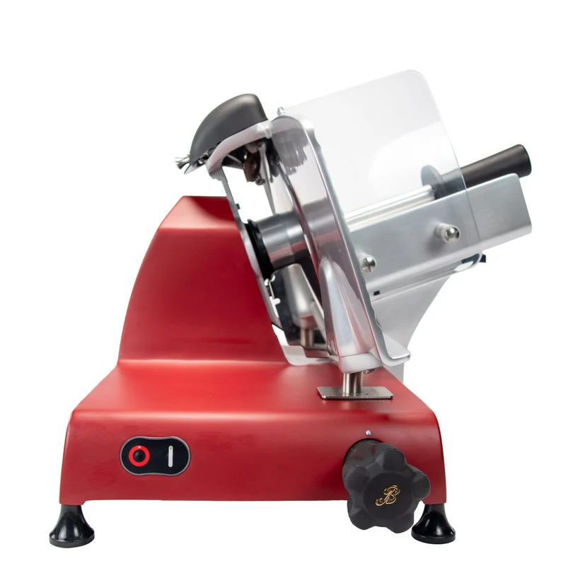 Berkel RedLine 250 MATT rot mit Fassholzbrett