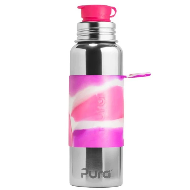 Pura Sportflasche 850ml Pink Swirl