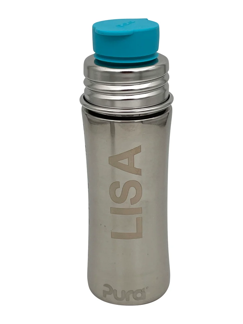 Pura Sportflasche 325ml ohne Überzug mit Gravur
