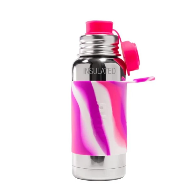 Pura Isolierflasche Sport 475ml Pink Swirl