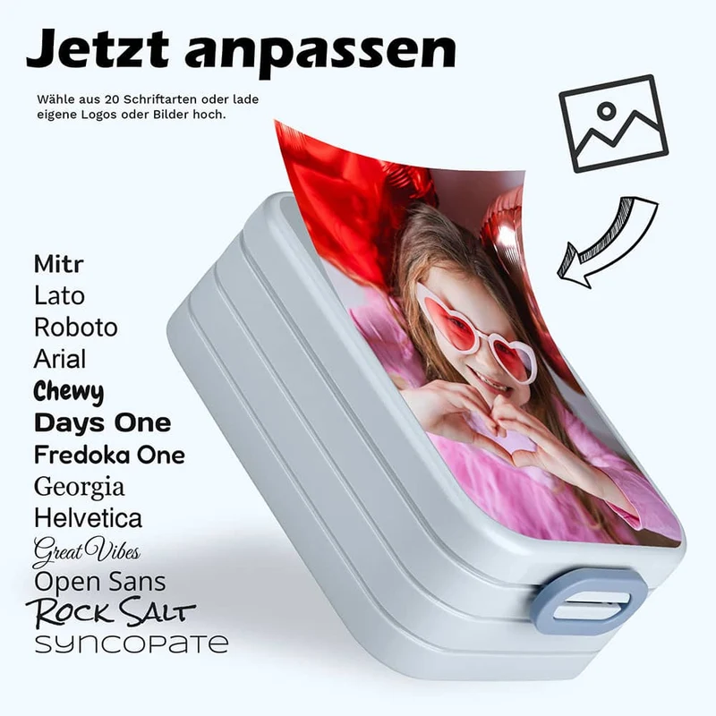 MEPAL Lunchbox 900 ml personalisiert mit Name & Wunschmotiv