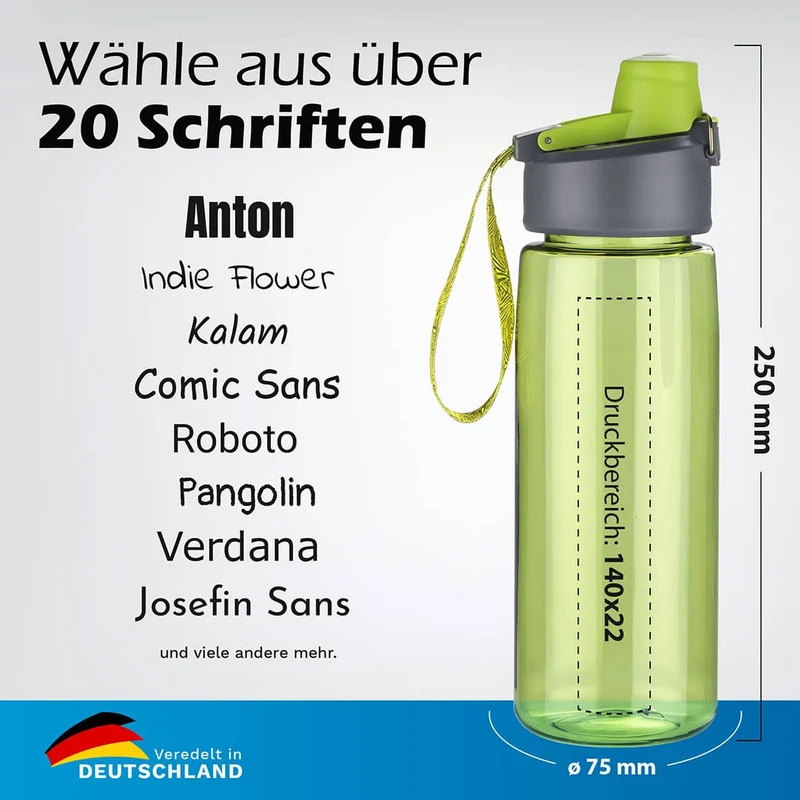 TRIO Trinkflasche 750 ml personalisieren
