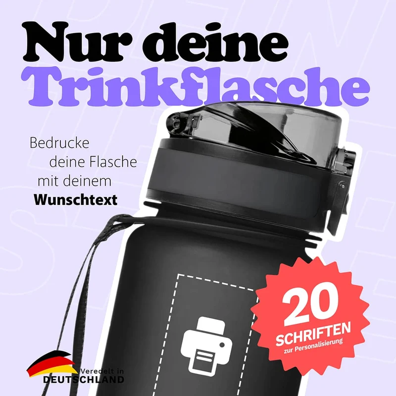 Trinkflasche MiniCAMPOS 600 ml individuell bedrucken