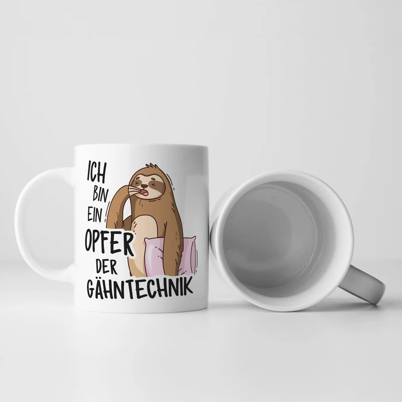 Weiße Keramik-Tasse bedrucken lassen