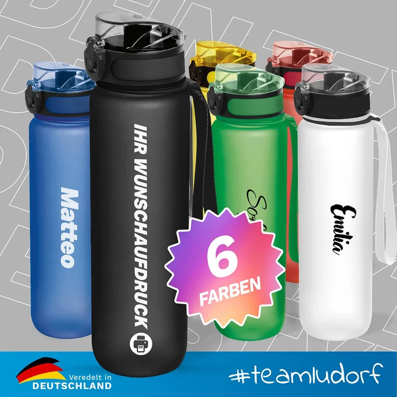 Trinkflasche CAMPOS 1000 ml individuell bedrucken