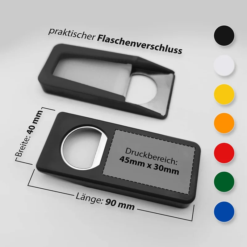 Personalisierter Flaschenöffner mit Verschluss