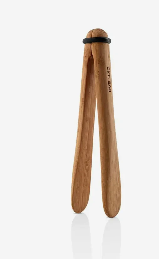 Nordic kitchen Aufschnittzange, 17 cm, karbonisierter Bambus