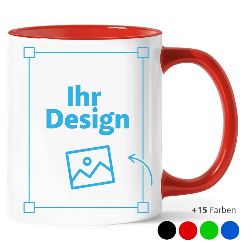 Keramik-Tasse 2Color bedrucken lassen