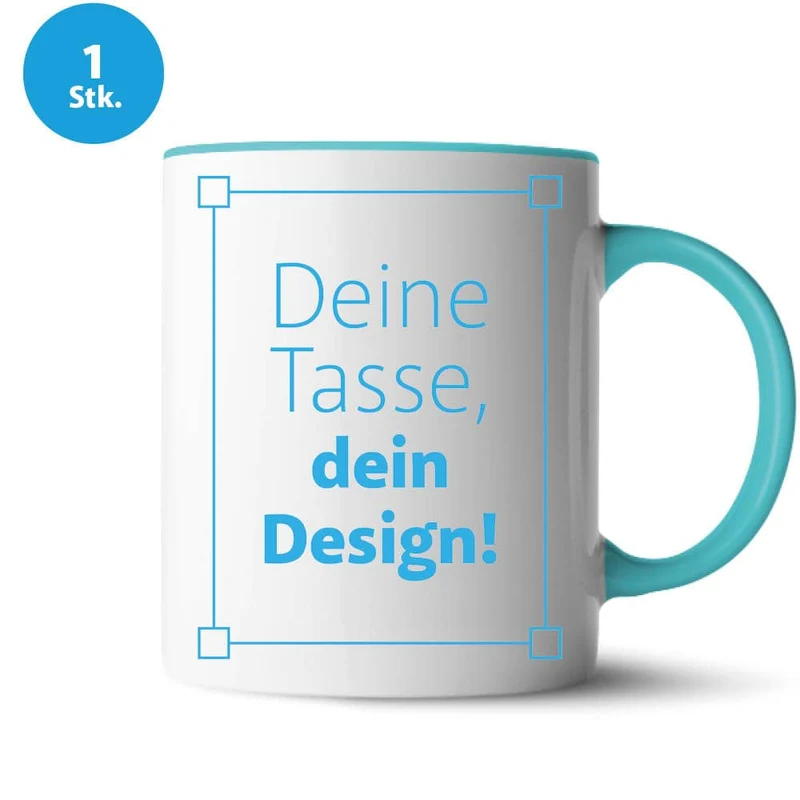 Keramik-Tasse 2Color bedrucken lassen