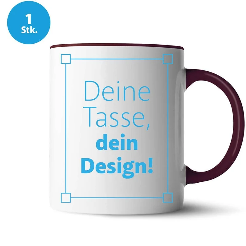 Keramik-Tasse 2Color bedrucken lassen