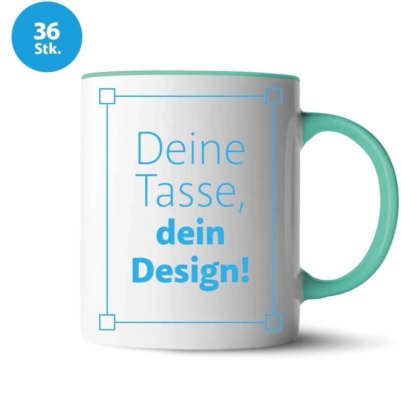 Keramik-Tasse 2Color bedrucken lassen