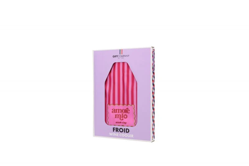 Froid, KÜHLMANSCHETTE "CIN CIN BELLAS, SALUTE RAGAZZI" - rosa/türkis