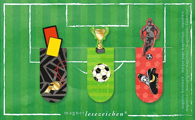 Magnetlesezeichen "Fußball Fan"