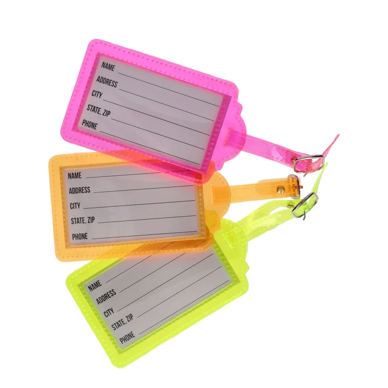 Voyage Kofferanhänger Neon Farben