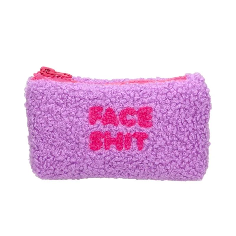 Voyage Teddy Tasche Face Shit, S, lila