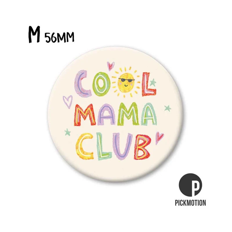 Magnet rund 56mm "Cool Mama Club"
