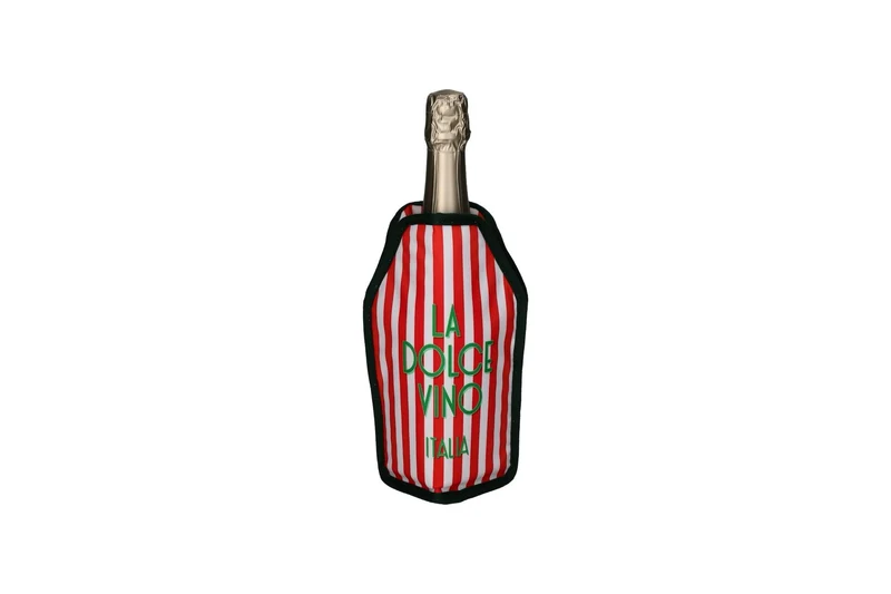 Froid, KÜHLMANSCHETTE "LA DOLCE VINO ITALIA" -rot/weiß