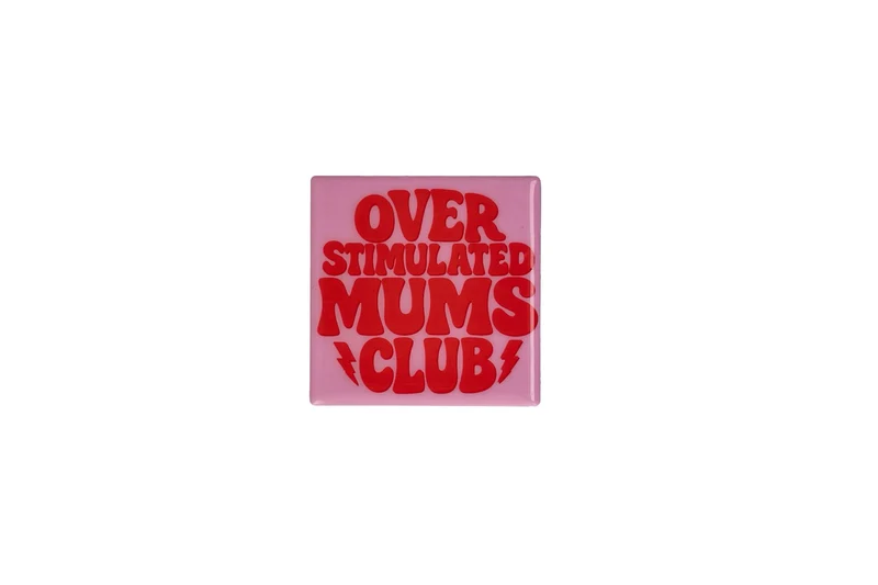Love Tiles Fliese/ Untersetzer "MUMS CLUB" - rosa