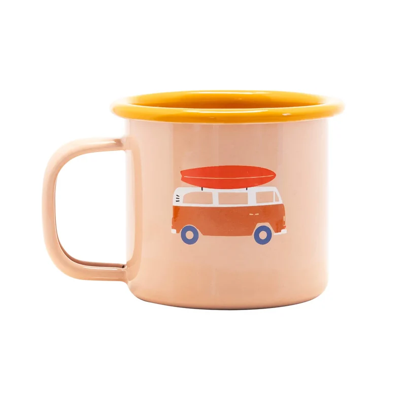 ROADTYPING Emaille Tasse - 250 ml
