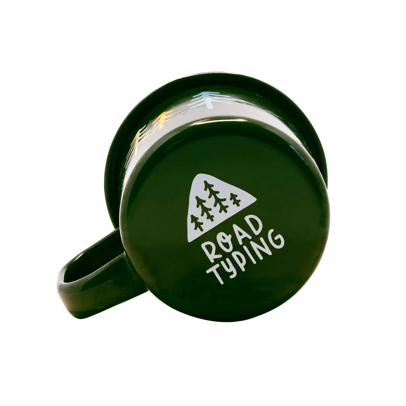 ROADTYPING Emaille Tasse - 250 ml