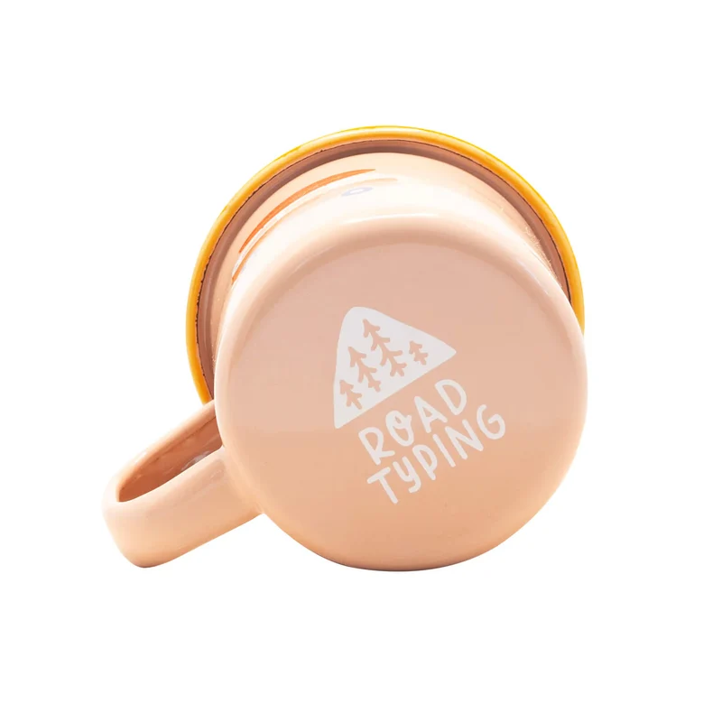 ROADTYPING Emaille Tasse - 250 ml