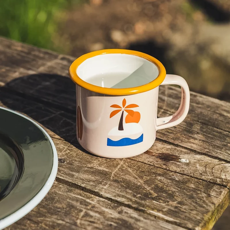ROADTYPING Emaille Tasse - 250 ml