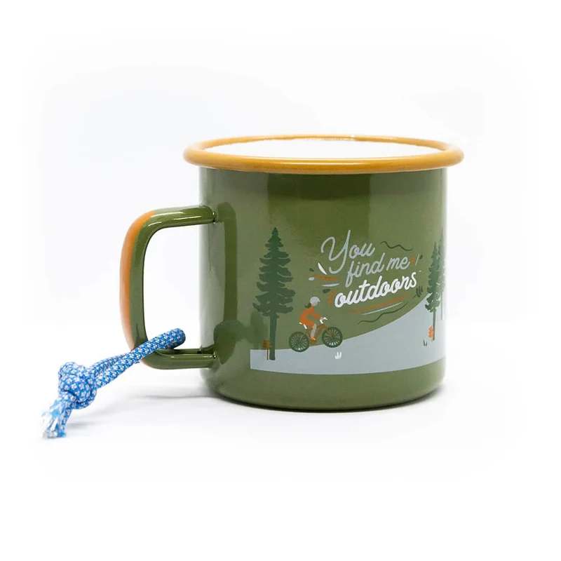ROADTYPING Emaille Tasse - 350 ml