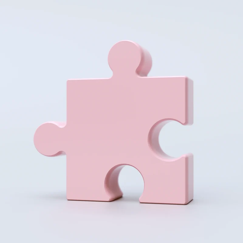 Vase Puzzle Rosa