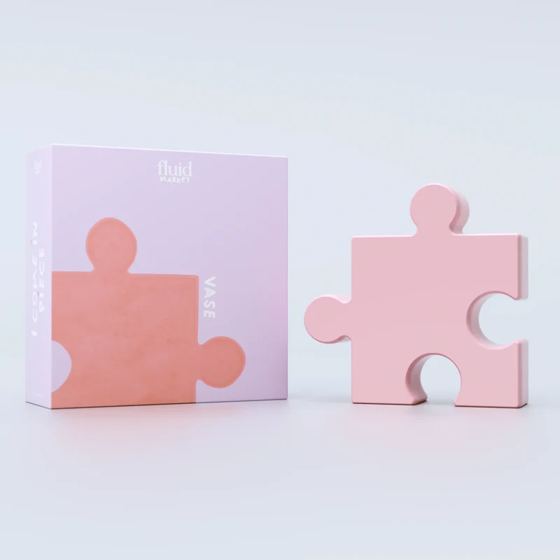 Vase Puzzle Rosa