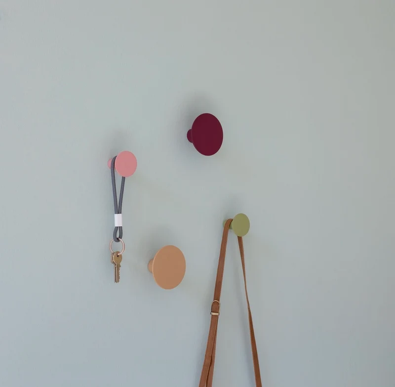 WANDHAKEN-SET „FUCHSIA“ (4-teilig)