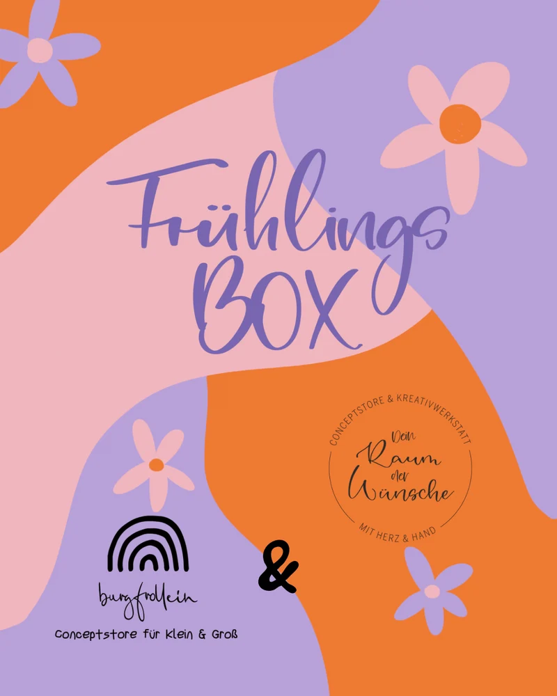 VORBESTELLUNG: Überraschungsbox "Frühling für die Seele" von Burgfrollein Conceptstore & Dein Raum der Wünsche