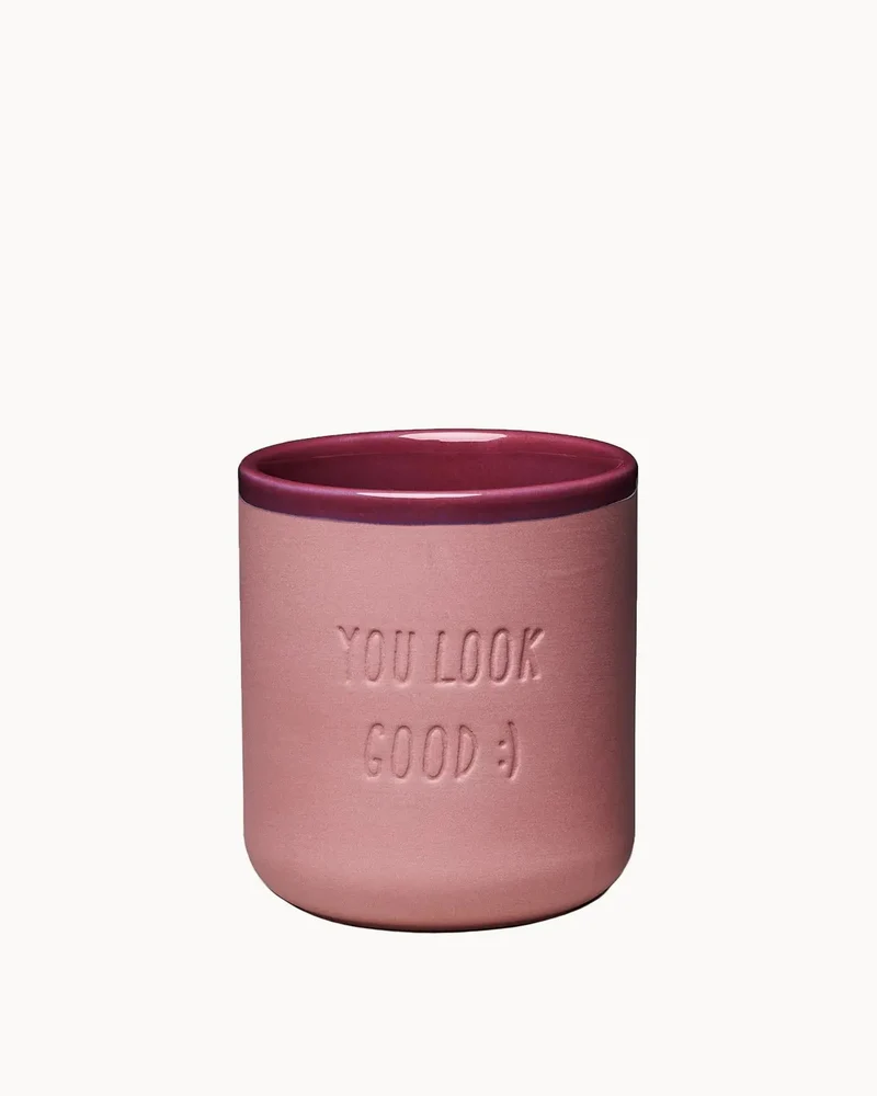 GOOD MOOD Porzellanbecher - YOU LOOK GOOD
