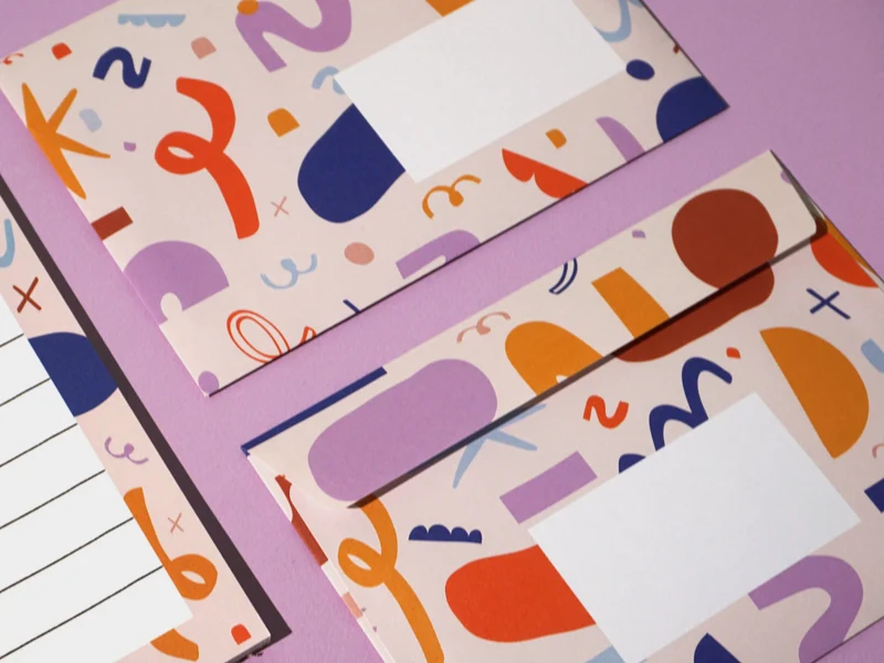 Briefpapier Set Kunterbunt