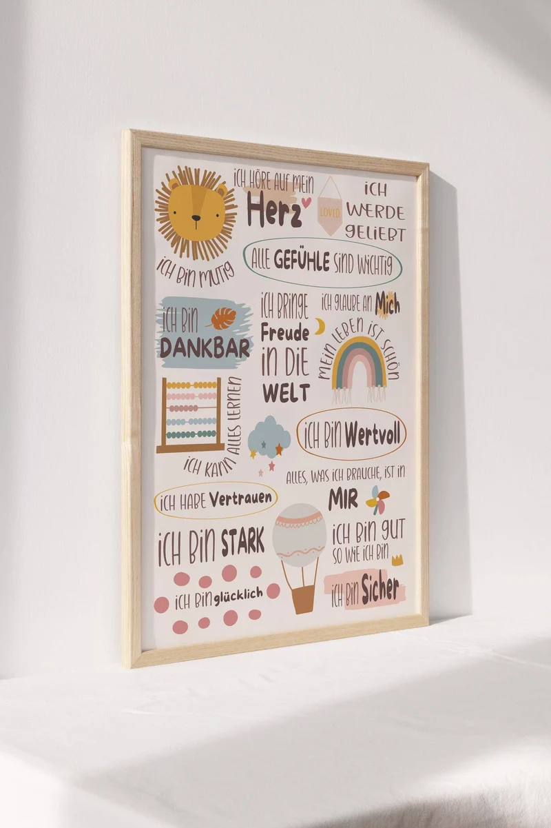 Affirmationsposter Harmonie