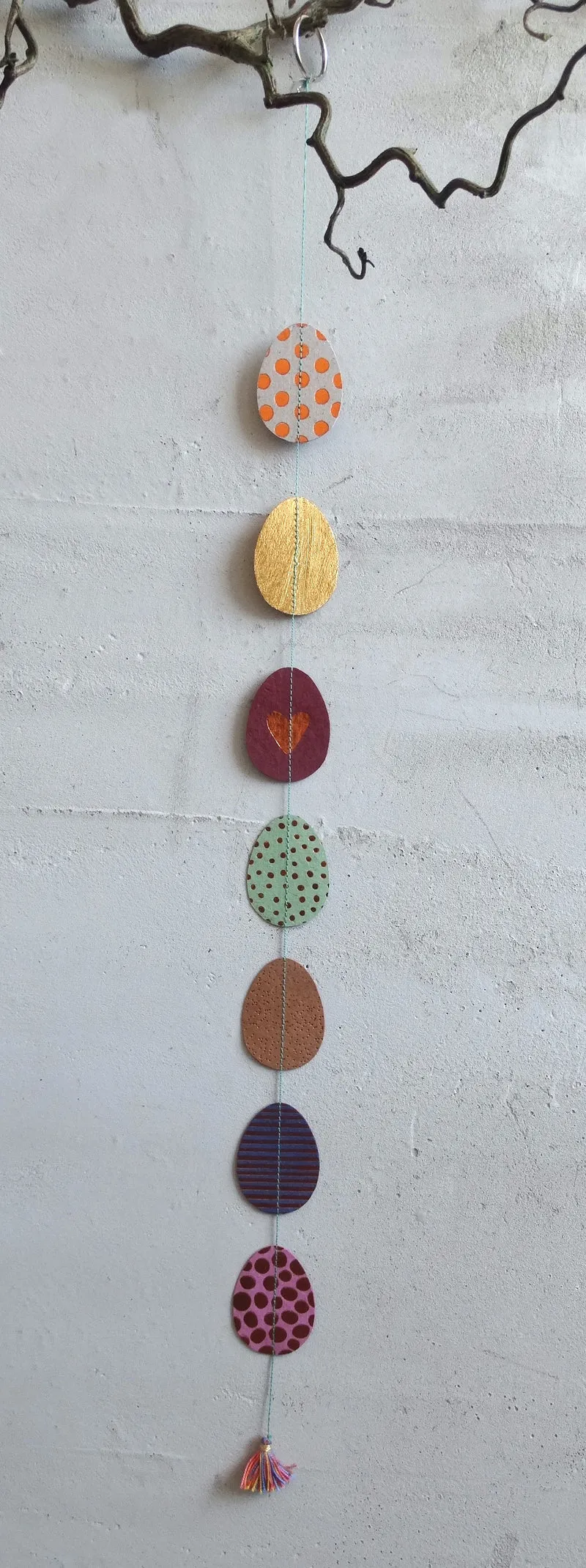 Eierkette -bunt