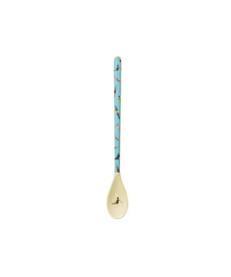 Latte-Löffel - Blau - Retro Swimster Print