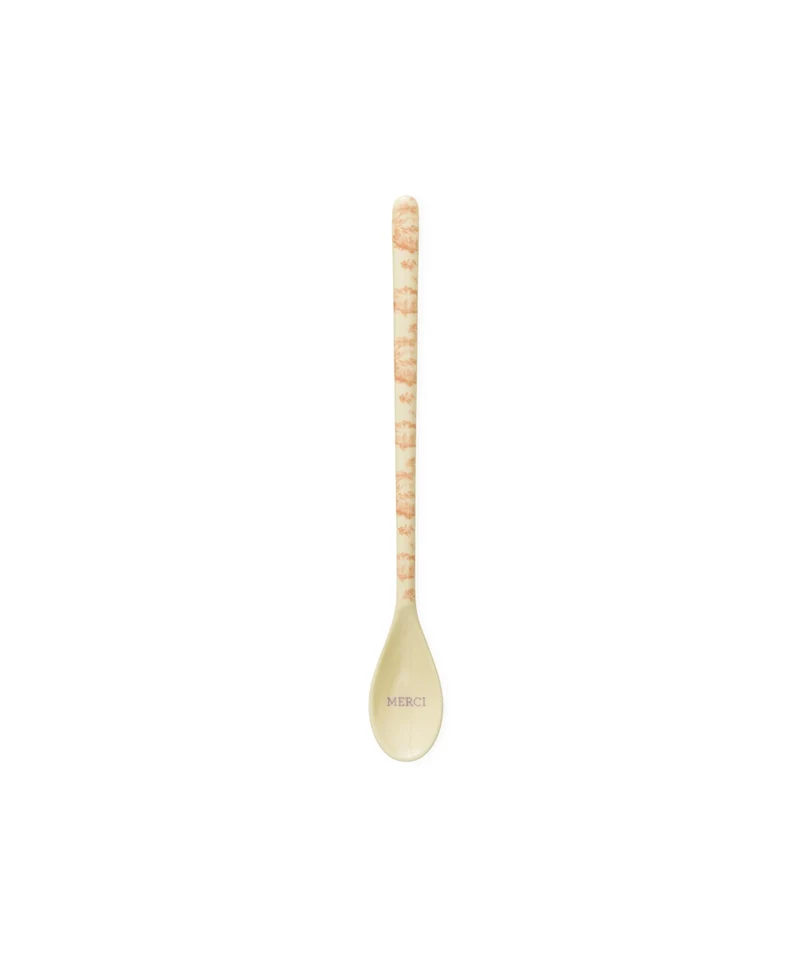 Latte-Löffel - Crème - Toile de rice Print
