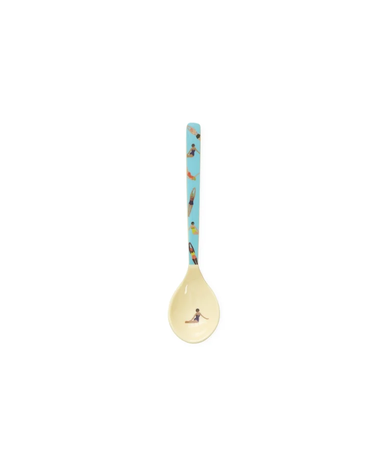 Teelöffel - Blau - Retro Swimster Print Print