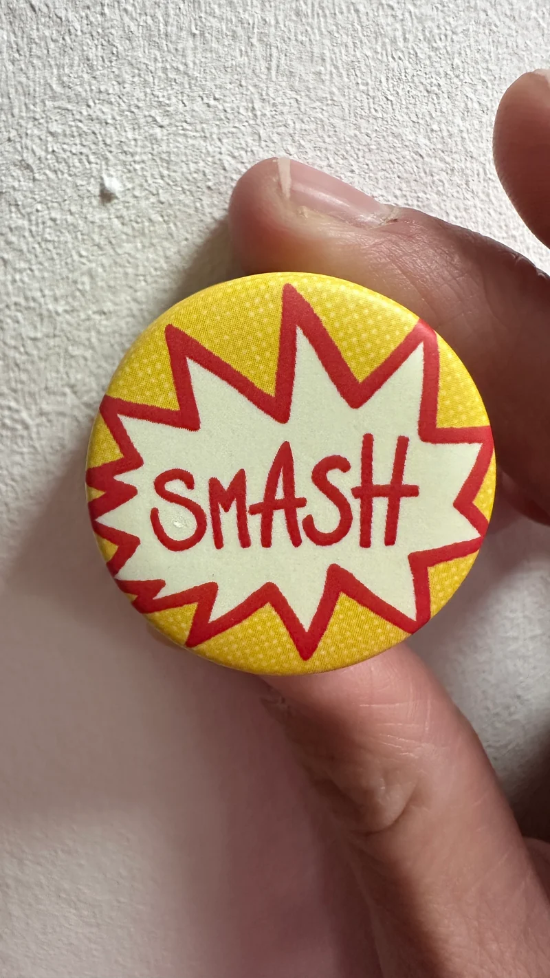 Magnet rund 32mm "Smash"