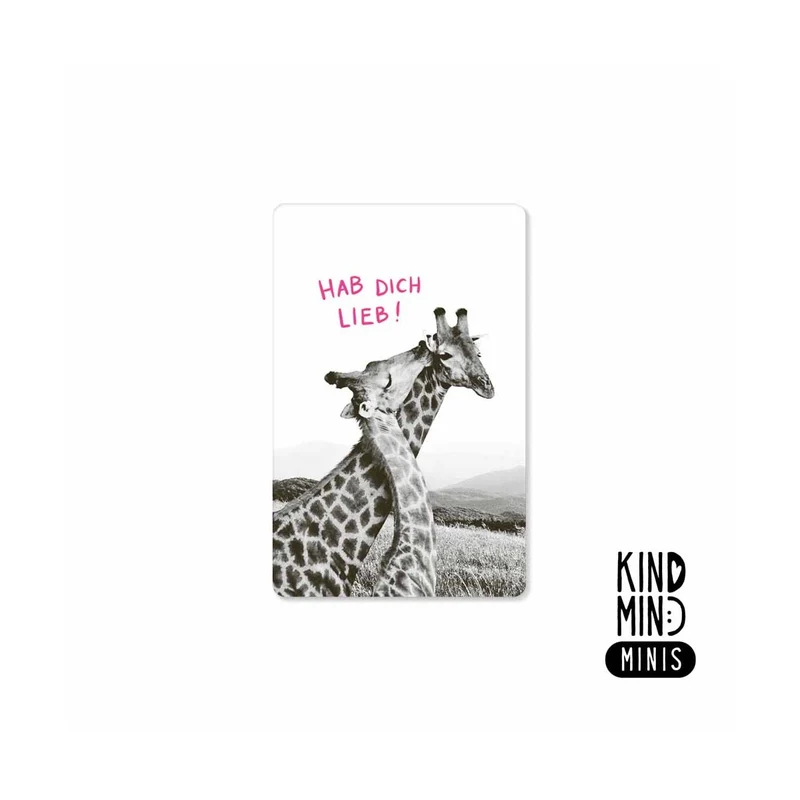 Neon Kind Mind Minis – "Hab Dich lieb Giraffen"