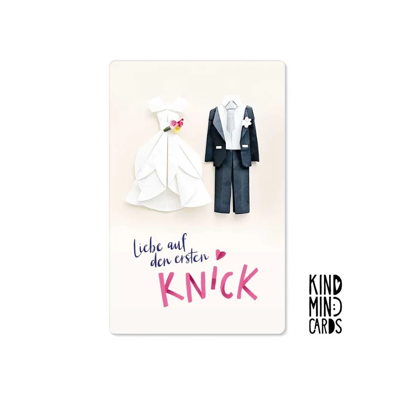 Kind Mind Card "Liebe auf den ersten Knick"