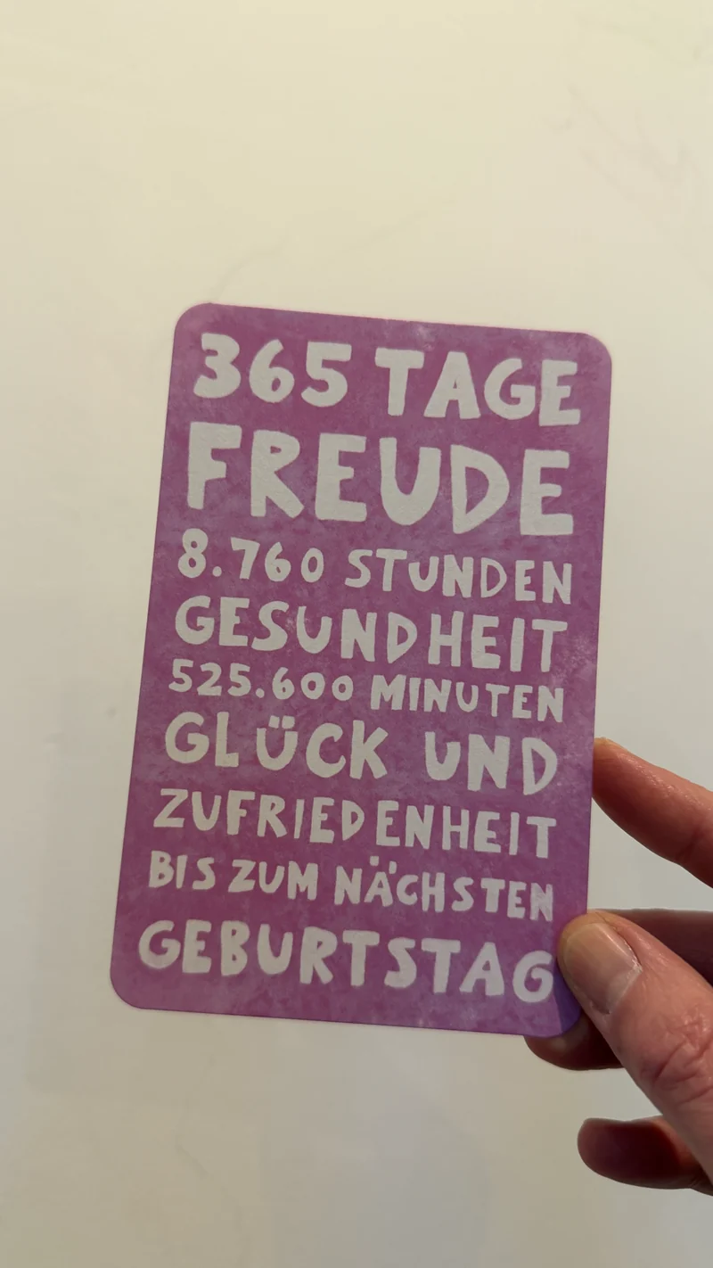 Kind Mind Card "365 Tage Freude"