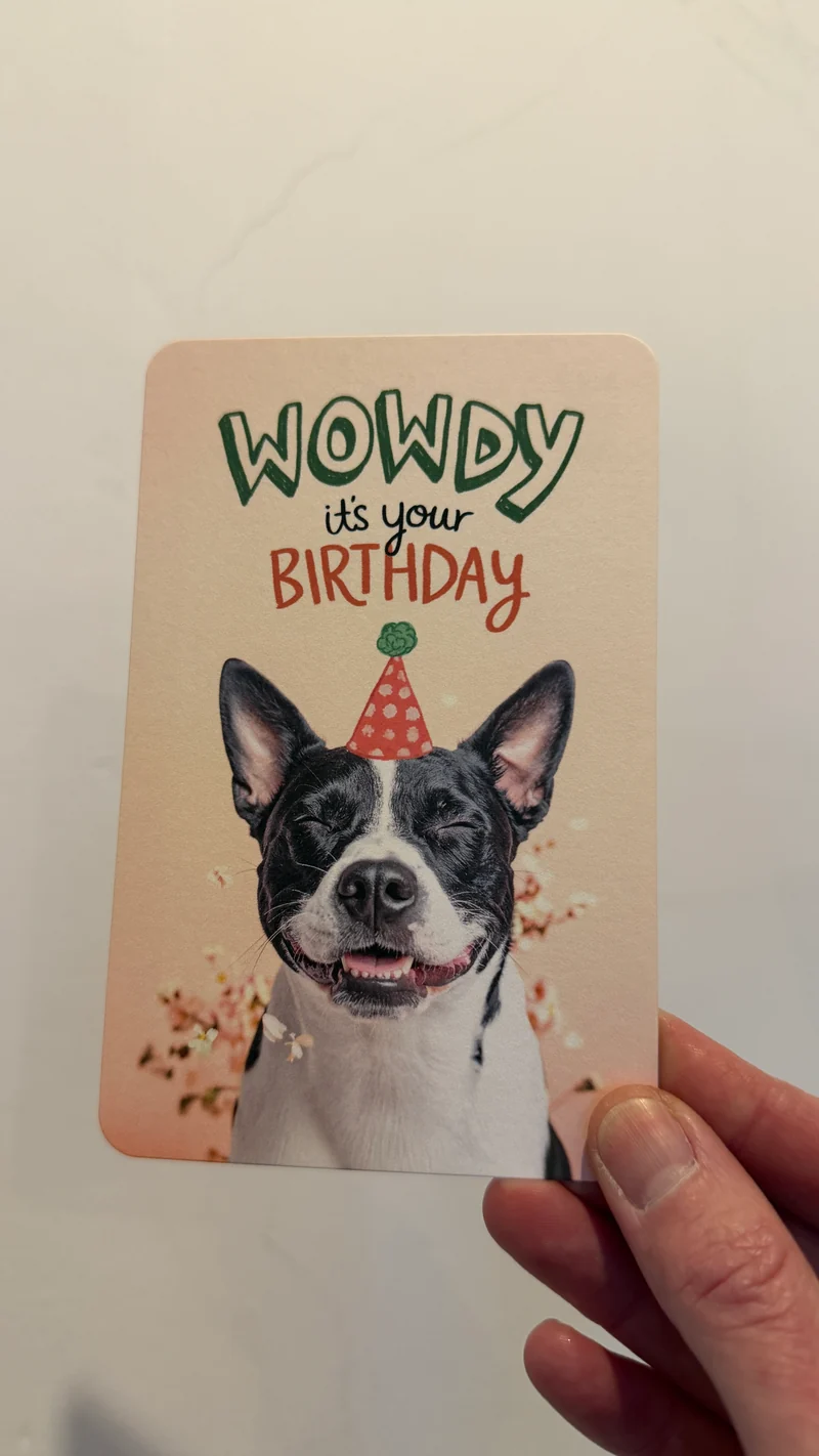 Kind Mind Card "Wowdy it's your Birthday"