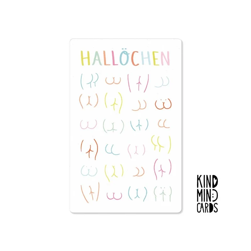 Kind Mind Card "Hallöchen Popos"