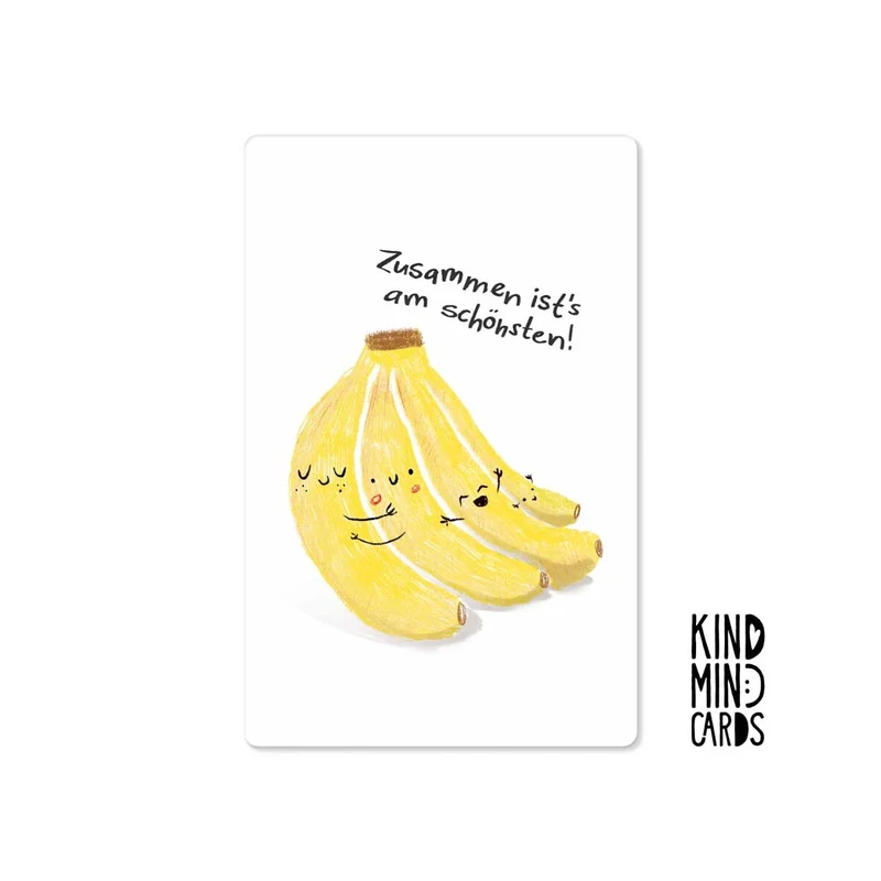 Kind Mind Card "Zusammen ist`s am schönsten"