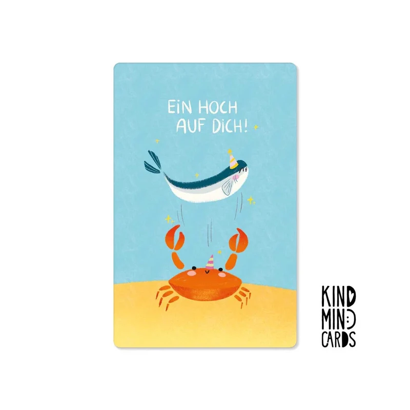 Kind Mind Card "Ein Hoch auf Dich Fisch"